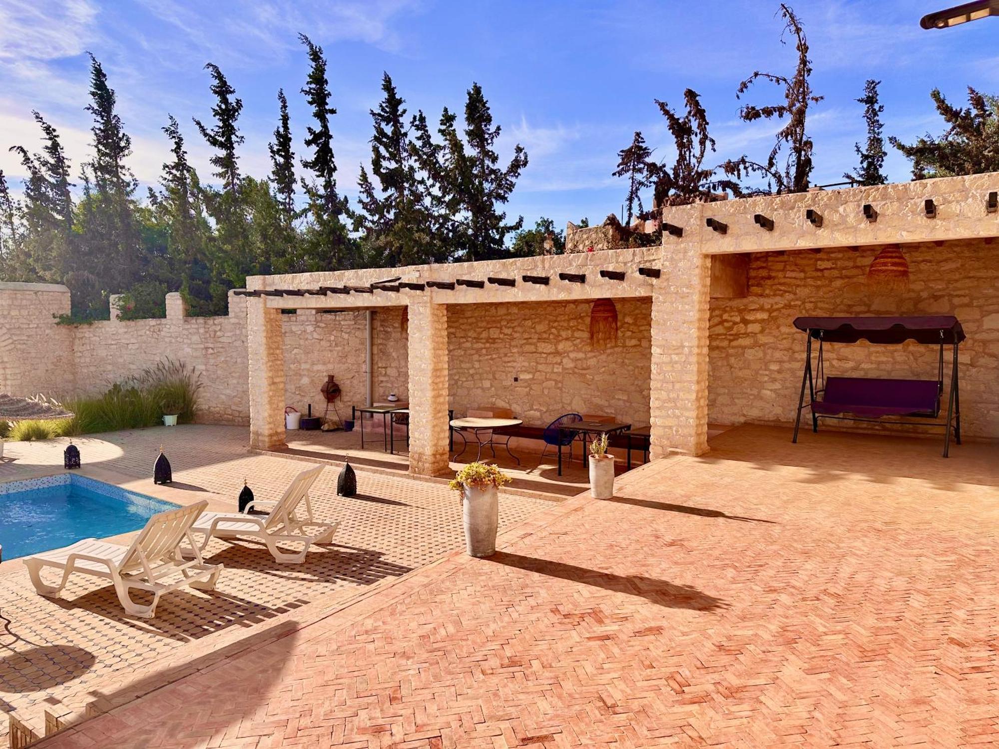 Quiet Oasis Luxury Stone Villa With Panoramic Views Near エッサウィラ エクステリア 写真